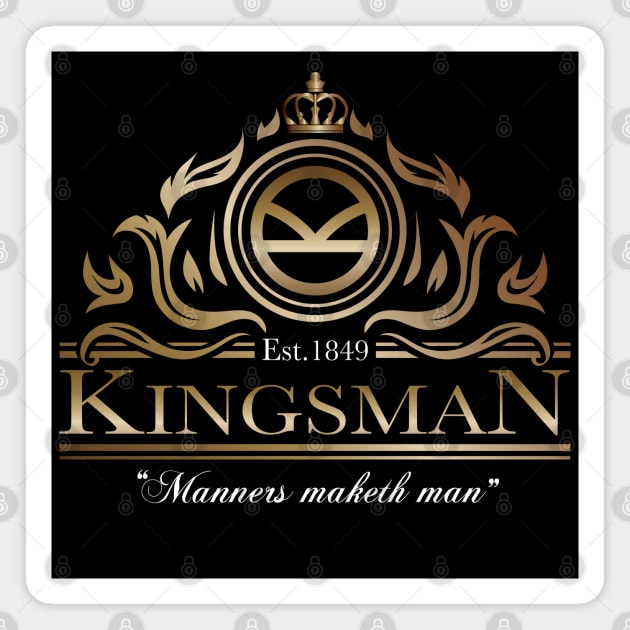 Kingsman Emblem Magnet by Alema Art